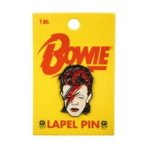 David Bowie Aladdin Sane Enamel Pin - 70s Glam Rock Music Band Apparel Gift NWT